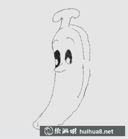 卡通香蕉畫法