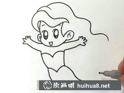 兒童畫(huà)教程：教你怎么繪制美人魚(yú)
