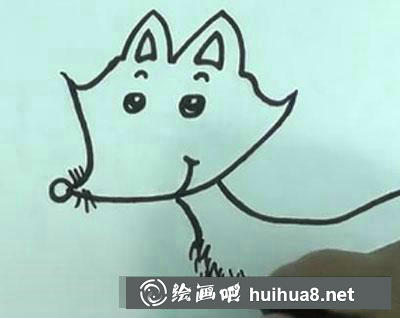 兒童畫教程：教你畫狐貍