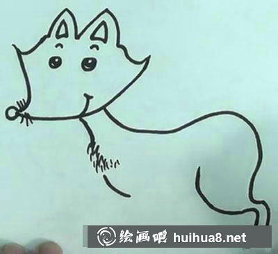 兒童畫教程：教你畫狐貍