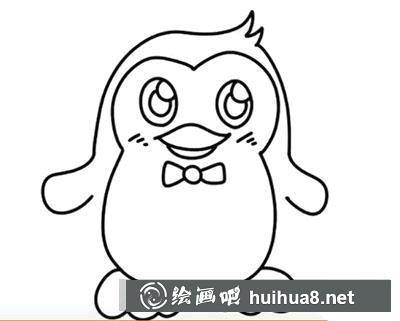 兒童畫教程：教你畫企鵝