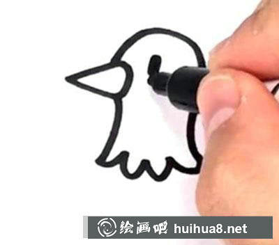 兒童畫教程：教你畫孔雀