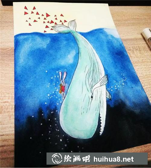 鯨魚插畫