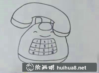 兒童畫(huà)教程：教你畫(huà)電話