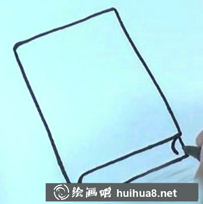 兒童畫教程：教你畫書本