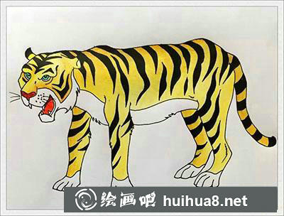 兒童畫教程：教你畫老虎
