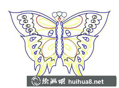 兒童畫教程：教你畫蝴蝶