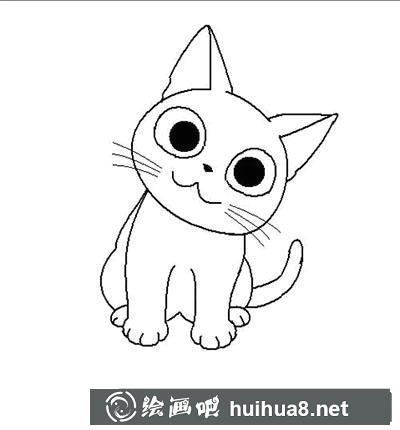 兒童畫教程：教你畫起司貓