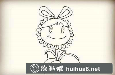 兒童畫教程：教你畫向日葵