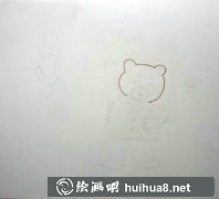 教繪健身萌熊插畫(huà)