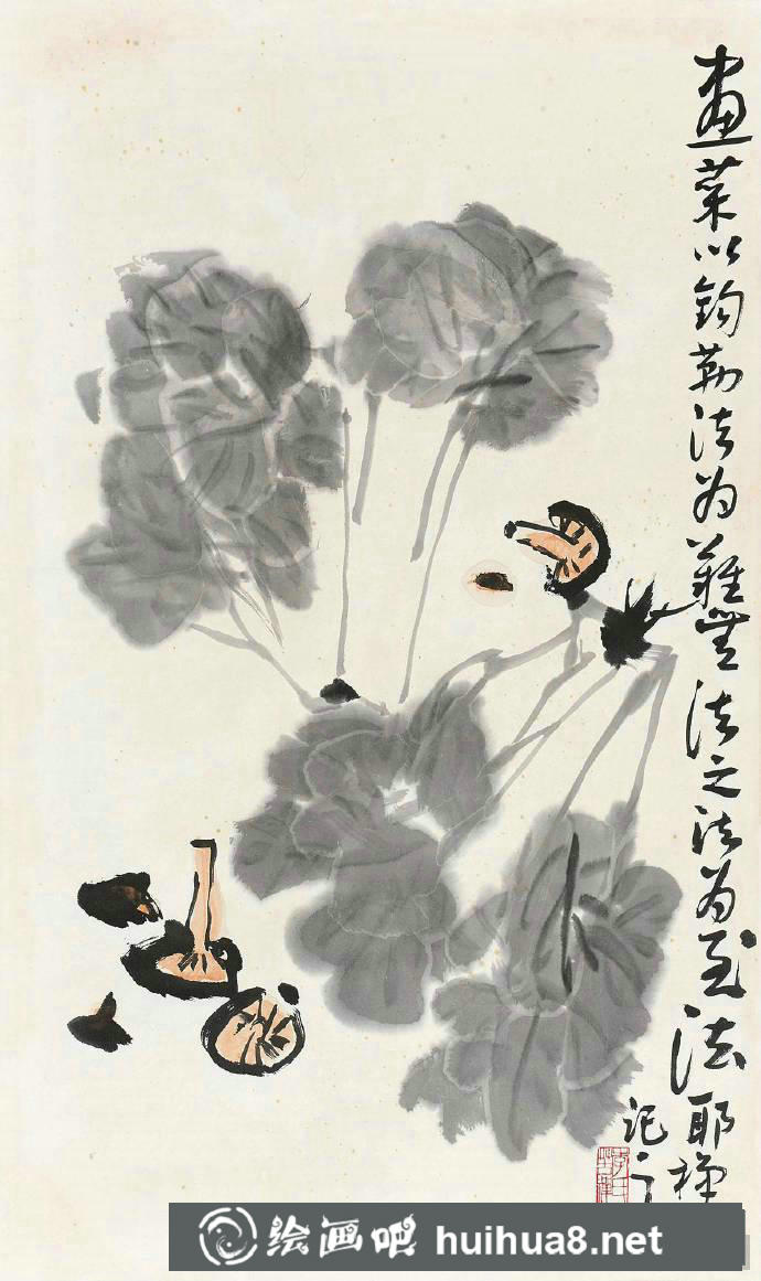 李苦禪花鳥作品