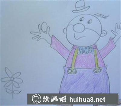 上色小丑鞋帽道具