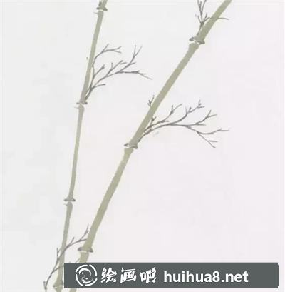 《風(fēng)搖青玉枝》范畫(huà)步驟