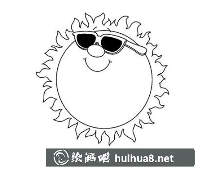 太陽公公簡筆畫