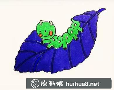 毛毛蟲(chóng)兒童畫(huà)