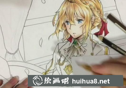 金發(fā)女孩的畫法