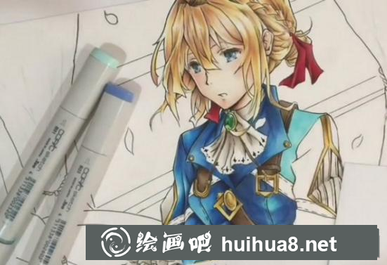 金發(fā)女孩的畫法