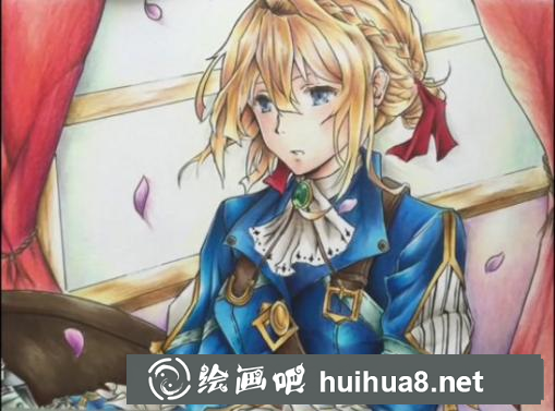 金發(fā)女孩的畫法