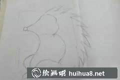 兒童畫刺猬步驟圖解