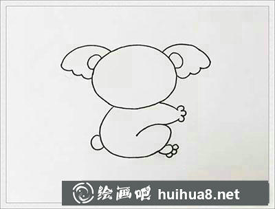 兒童畫樹袋熊教程