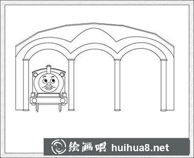 托馬斯火車畫法步驟
