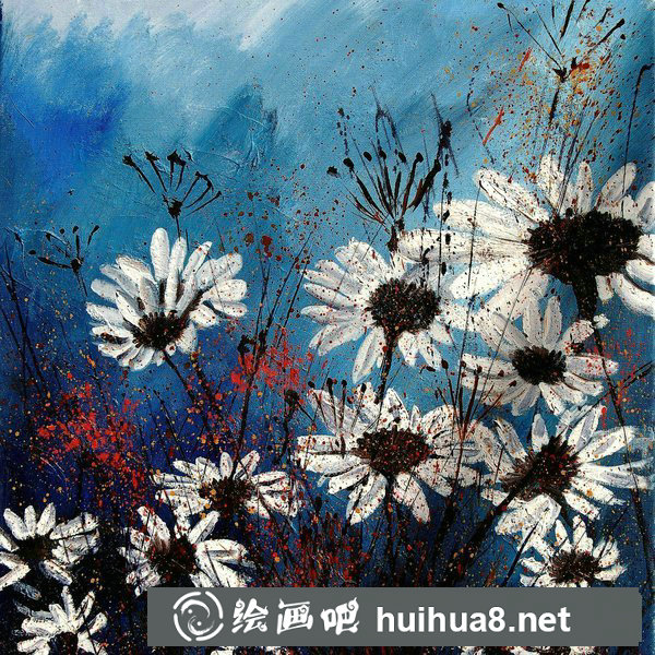 春日花園油畫(huà)作品
