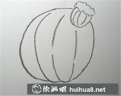 如何畫圓圓的仙人球植物