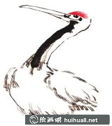 國(guó)畫(huà)丹頂鶴畫(huà)法步驟解析