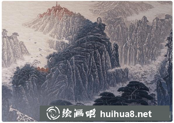 山水版畫