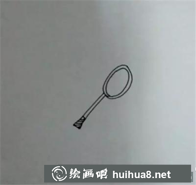羽毛球拍兒童畫