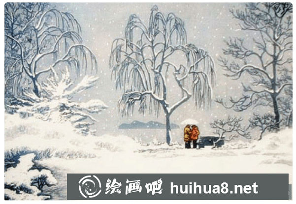 山水版畫(huà)作品八