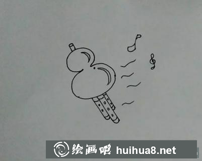 葫蘆絲兒童畫 葫蘆絲兒童畫