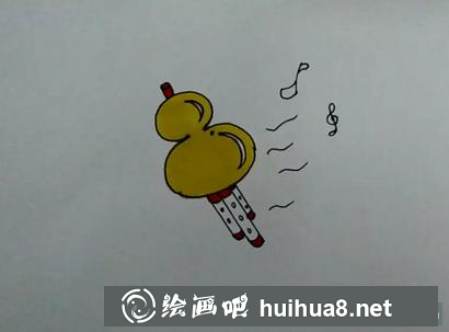 葫蘆絲兒童畫 葫蘆絲兒童畫