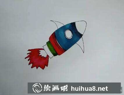 火箭兒童畫