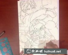 漫畫(huà)教程：兵長(zhǎng)畫(huà)法進(jìn)擊巨人