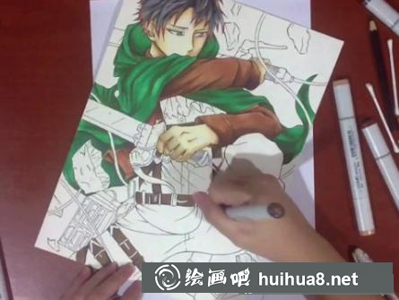 漫畫(huà)進(jìn)擊的巨人兵長(zhǎng)