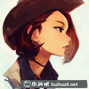 女生肖像插畫作品品鑒