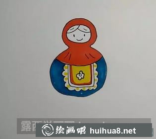套娃兒童畫