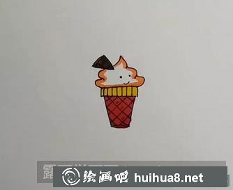 甜筒兒童畫