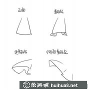 漫畫(huà)教程：裙腿繪制技巧