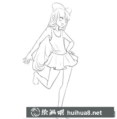 裙子和腿