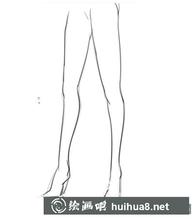 裙子和腿