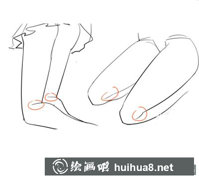 裙子和腿