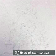 水彩畫教程萌妹子繪畫秘籍