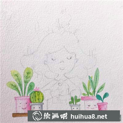 人物水彩畫