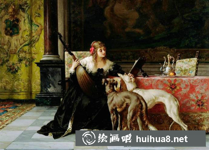 弗洛倫特·威廉姆斯人物油畫(huà)