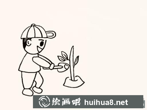 植樹(shù)節(jié)兒童畫(huà)