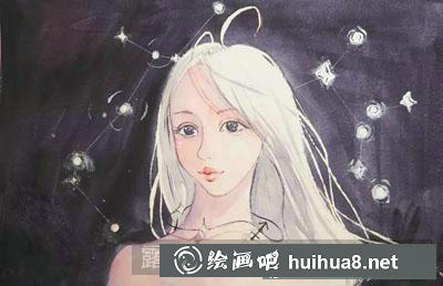 射手座女孩素描教程
