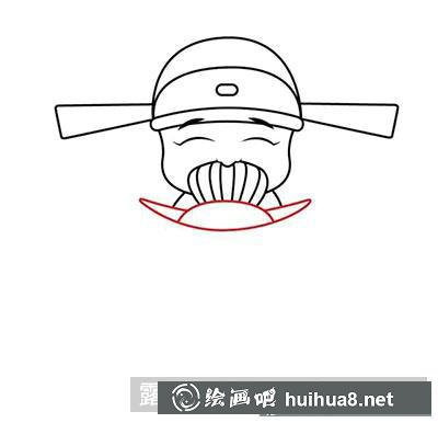 兒童畫(huà)教程：教你畫(huà)財(cái)神