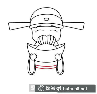 兒童畫(huà)教程：教你畫(huà)財(cái)神